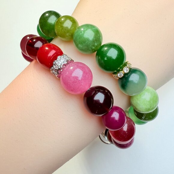 Emerald Forest Bracelet – A gentle walk into the green - Picture 8 of 9